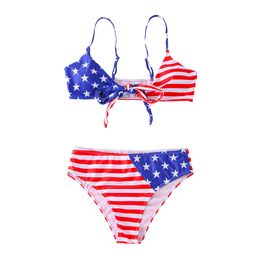 New European and American Fashion Swimsuit Split Bikini Set for Women's Swimwear Tiered Sexy Bikini Set