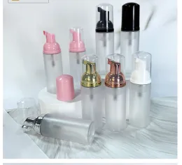 Bottles 30pcs/lot Frosted Clear 60ml Plastic Foamer Pump Bottle Empty Face Lashes Cleanser Cosmetic Bottle Soap Dispenser Foam Bottle