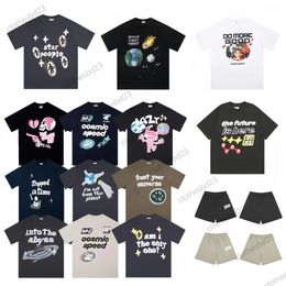 BROKEN PLANET T-shirt 1:1 Good quality Designer T-shirt Foam Letter Print High Street Trendy Loose Casual Versatile Trendy Men's and Women's Short sleeved T-shirt