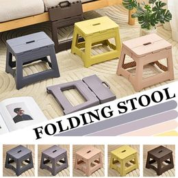 Camp Furniture Portable Plastic Folding Stool Outdoor Foldable Fishing Chair Ultralight Collapse For Home Travel Beach Hiking