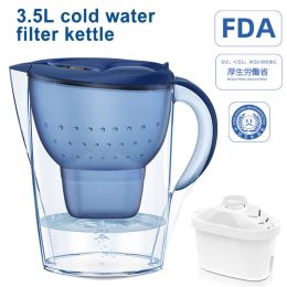 Purifiers Carbon Alkaline Water Philtres Water Pitcher Ioniser Kitchen Purify Kettle Philtre 3.5L High Quality Pitcher Household For Gifts