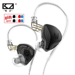 Tripods Kz Zex Static Dynamic Drive Hybrid Earphone Hifi Bass Earbud Sport Noise Cancelling Headset Kz Edx Pro Zsn Pro Zs10pro Nra Zst