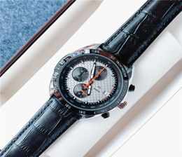 Brand Watch Men TISS 1853 Multifunction style Leather Strap quartz wrist Watches Small dials can work TT341689046