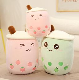 reallife boba plush stuffed food bubble strawberry pineapple soft doll milk tea cup kids toy birthday gift Q12191671789