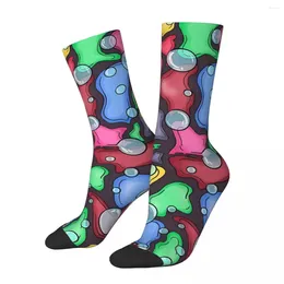 Men's Socks Funny Crazy Sock For Men Toadstool Hip Hop Mushroom Breathable Pattern Printed Crew Novelty Gift