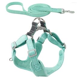 Dog Collars Leash Pet Harness Puppy Accessory Household Wear-resistant Vest Style Supply Portable