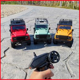 Electric/RC Car 1 12 MN Model RTR Version RC Car 2.4G 4WD MN99S MN90 D90 RC Rock Crawler Defender Remote Control Truck Children Toys Gift T240422