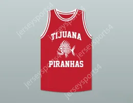 CUSTOM ANY Name Number Mens Youth/Kids SALMA HAYEK 10 TIJUANA PIRANHAS RED BASKETBALL JERSEY MEXICAN EXPANSION TEAM TOP Stitched S-6XL