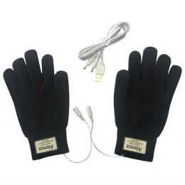 Accessories Winter Outdoor Fishing Heated Full Finger Mittens Portable USB Electric Heating Gloves Windproof Soft Gloves Sports Hand Warmer