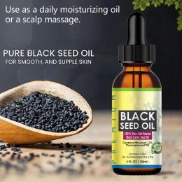 Shampoo&Conditioner 30ml Black Cumin Seed Oil For Hair Growth Thicken Hair Cold Pressed Liquid Nourish hair body Skin care Body Massage
