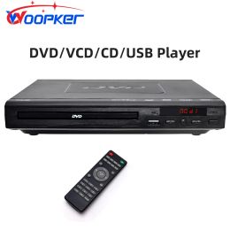 Player Woopker DVD225 Player Multi Region Digital TV Disc Player Support DVD CD MP3 MP4 VCD USB Home Theatre System