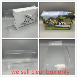 Cases PET Box Protector For Xbox One S Console Transparent Collect Boxes For Microsoft Host Game Shell Clear Display Case