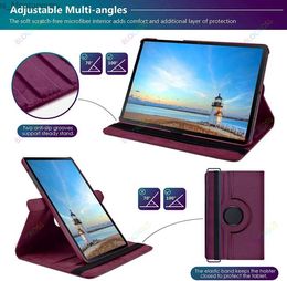 Tablet PC Cases Bags Rotating Case for Pad 5/Pad 6 11 Pad 10.6 Pad SE 11PU Leather Stand Magnetic Protective Cover Funda