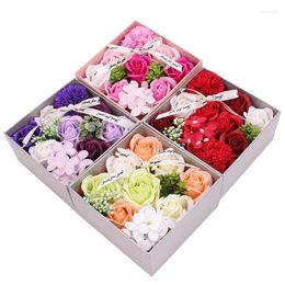 Decorative Flowers Soap Rose Head Beauty Wedding Valentine's Day Gift Bouquet Home Decoration DIY Accessories Birthday