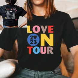 Webcams Love on Tour 2023 T Shirts Hs Concert Tee Music Lover Tshirt Unisex Graphic Tees Short Sleeve Love on Tour Merch Streetwear Top