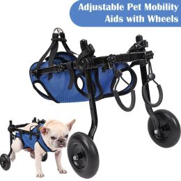 Equipment Wheelchair For Cat Disabled Big Puppy Hind Limb Booster Pet Cart Cat Dog General Rehabilitation Exercise Hind Legs Bracket Bra
