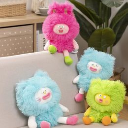 Creative long haired little monster doll plush toy ugly and cute big doll doll girl sleeping pillow birthday gift