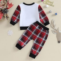 Clothing Sets Infant Girl Boy Christmas Clothes Elk Crewneck Hooded Sweatshirt Pants Toddler Baby Fall Winter Outfits