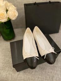 Casual Shoes 2024 Fashion Colour Matching Single Comfortable And Flat Women's Ballet Dance