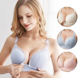 Dresses Maternity Fancy Underwear Breastfeeding Bras Mralette Nurse Accessories Sexy Lace Solid Feeding Nursing Bra Plus Size Pregnancy