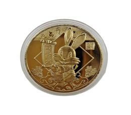 Chinese Coins Feng Shui New Year 2023 Rabbit Collectible Coins Medal Collection Rabbit Symbol Souvenir Gift4660091