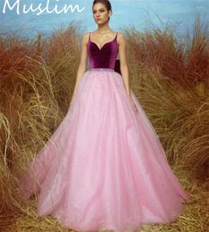 Party Dresses Shine Pink Purple Prom Dress Princess Spaghetti Straps Backless Elegant Evening Sequin Engagement Formal Gowns