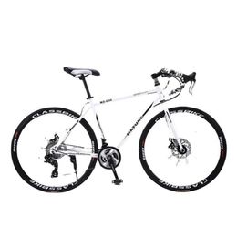 Bikes 21 27 and 30 Variable speed road bike 700c aluminum road bike double disc sand ultra light bike adult bicycle Y240423