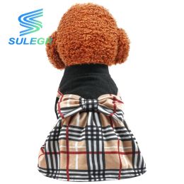 Shirts SULEGR Small Dog Shirt Dress For Small Dogs Girl Soft Fleece Dog Winter Clothes Puppy Shirt Pet Clothing Dog Coat For Chihuahua