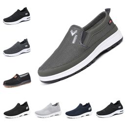 GAI Men Summer Running Shoes Sneakers Breathable and comfortable Black white mesh men training shoes