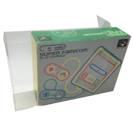 Bins Collection Display Box For SFC/Nintendo Super Famicom Game Storage Transparent Boxes TEP Shell Clear Collect Case