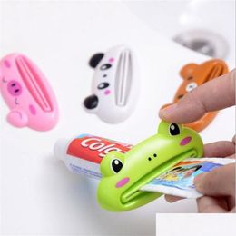 Fruit Vegetable Tools Fruit Vegetable Tools Cute Kitchen Accessories Bathroom Mti-Function Tool Cartoon Tootaste Squeezer Gadget Use Dhts8