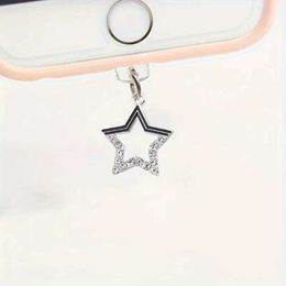 Cell Phone Anti-Dust Gadgets Handmade DIY pentagram phone dust plug suitable for iPhone Samsung Type-C interface dust collector Y240423