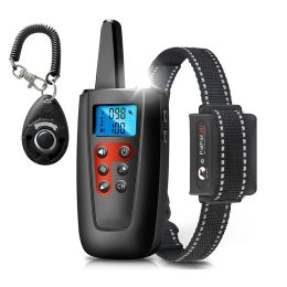 Collars Dog No Shock Collar,Vibrating Dog Collar,3300ft Range,IPX7 Waterproof Remote Dog Training Collar,Sound & Vibration Modes