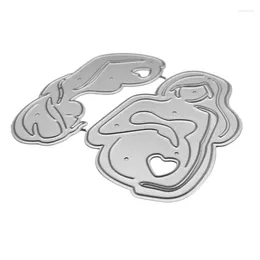 Party Supplies Pregnant Women And Heart Metal Cutting Dies Stencil DIY Scrapbooking Card Mould