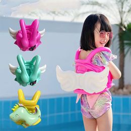 Kids Swimming Circle Swimtrainer Childs Inflatable Life Vest Safety Buoy Circle Baby Float Pool Accessories Sunshade Swimming 240422