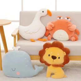 Pillow Kids Room Decorative Animal Cushions Fox Bear Whale Pillow Kids Boys Girls Nursery Decoration Kids Girl Room Decoration