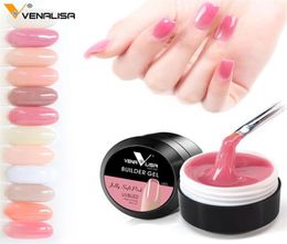 Venalisa newest products 12 colors camouflage color uv nail polish builder construction extend nail hard jelly poly gel206J9814375