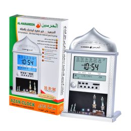 Clothing Azan Mosque Prayer Clock Islamic Mosque Calendar Muslim Prayer Wall Clock Digital Alarm Clock Ramadan Gift Table Home Decoration