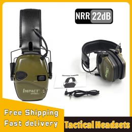 Accessories Electronic Shooting Protective Earmuffs/noise Reduction/outdoor Hunting/airsoft Shooting/electronic Hearing Protection Earmuffs