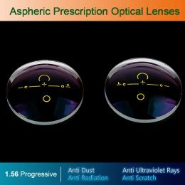 Lenses 1.56 Digital Freeform Progressive Aspheric Optical Eyeglasses Prescription Lenses