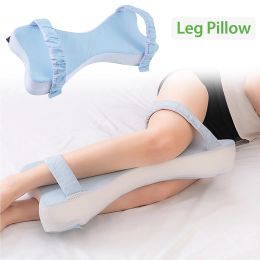 Pillow Double Heartshaped Memory Foam Leg Pillows Foam Knee Pillow Leg Support Pillow With Straps For Side Sleepers Pregnant Products