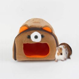 Cages Cute pet Small Animal Rabbit Guinea Pig Hamster house winter warm squirrel hedgehog chinchilla House cage Nest Hamster accessory