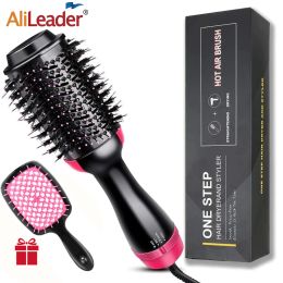 Dryer Hair Dryer Brush 4 In 1 One Step Volumizer Blow Dryer Brush Professional Hot Air Brush Negative Ion AntiFrizz For Drying