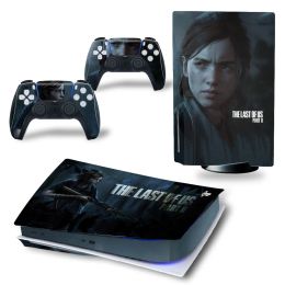 Stickers The Last of Us Part 2 PS5 Game Console Sticker Film Protection Skin Sticker for PS5 Console and Controller Protection Skin PS5