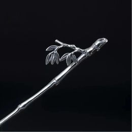Jewelry Original design new classical retro bamboo hairpin hair accessories step by step ladies classical exquisite silver jewelry