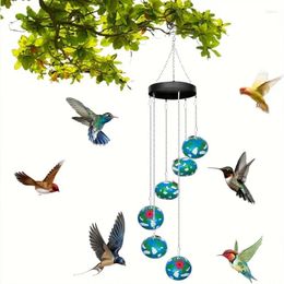 Other Bird Supplies Wind Chimes Hummingbird Feeders For Outdoors Hanging Ant Proof Leak Water With Flower Ports Garden Decor Outside