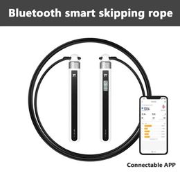 Jump Ropes Sliding Rope Digital Counter Bluetooth Electronic Counter Sliding Rope Application Record Sliding Rope Training Weight Loss and Fitness Y240423