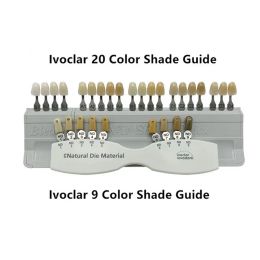 Model 1set Tooth Guide Dental Plate Shade Chart Board Color Comparator 20/29 Colors Teeth White Bleaching Dental Plate Teeth Whitening