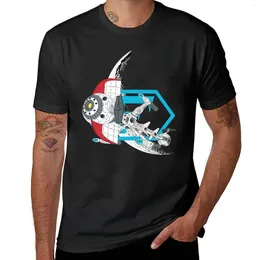 Men's Polos Spaceship Comet T-Shirt Blanks Aesthetic Clothes Mens White T Shirts