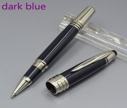 high quality JFK Dark Blue metal Roller ball pen Ballpoint pen Fountain pen office stationery Promotion Write ink pens Gift4906128